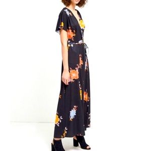 FRENCH CONNECTION ShiKoku Spaced Jersey Maxi Dress